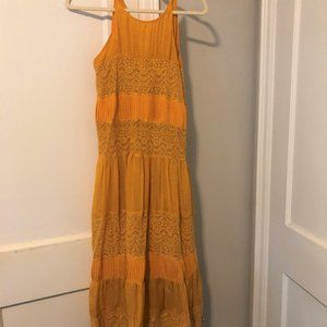 Saffron Anthro Midi Dress